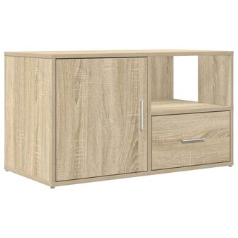 Hoekkast 200x40x45 cm bewerkt hout sonoma eikenkleurig 6