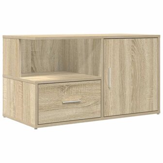 Hoekkast 200x40x45 cm bewerkt hout sonoma eikenkleurig 8