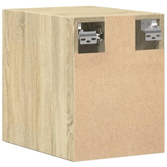Wandkast 30x42,5x40 cm bewerkt hout sonoma eikenkleurig 6