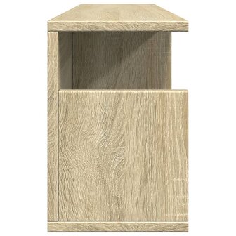 Wandkast 80x20x30 cm bewerkt hout sonoma eikenkleurig 5