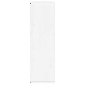 Bijzetkast met lades ODDA wit 40x24x79 cm massief grenenhout 7