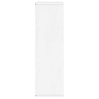 Bijzetkast met lade ODDA 40x24x79 cm massief grenenhout wit 7