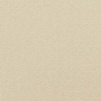 Chaise longue met kussens stof cr&egrave;mekleurig 7