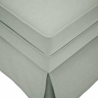 Chaise longue met bolster&amp;rechterarmleuning fluweel lichtgrijs 7