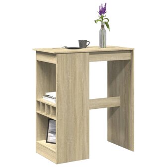 Bartafel met rekken 90x47,5x103,5 cm bewerkt hout sonoma eiken 1