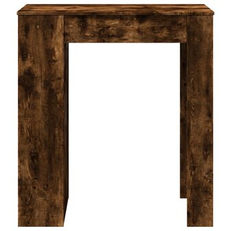Bartafel met rekken 95x47x103,5 cm bewerkt hout gerookt eiken 4