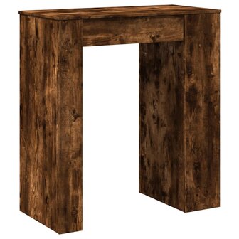 Bartafel met rekken 95x47x103,5 cm bewerkt hout gerookt eiken 6