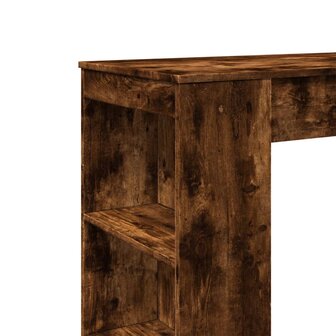 Bartafel met rekken 95x47x103,5 cm bewerkt hout gerookt eiken 7