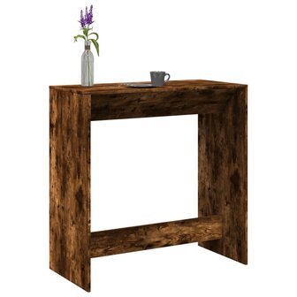 Bartafel 102x50x103,5 cm bewerkt hout gerookt eikenkleur 1