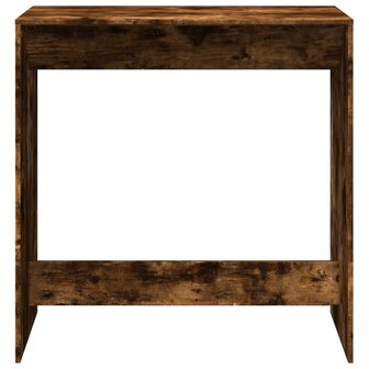 Bartafel 102x50x103,5 cm bewerkt hout gerookt eikenkleur 4