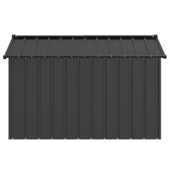 Hondenhok met dak 113x153x101 cm gegalvaniseerd staal 4