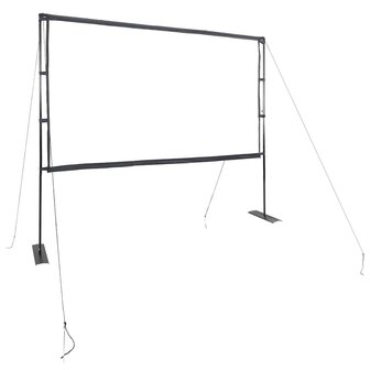 Projectiescherm met statieven 108 inch 16:9 1