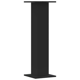 Speakerstandaards 2 st 30x30x95 cm bewerkt hout zwart 6