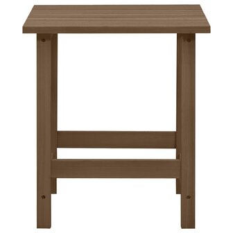 Tuinstoel Adirondack met tafel massief vurenhout bruin 9