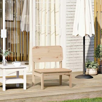 Tuinstoel 60x52,5x72 cm massief grenenhout 1