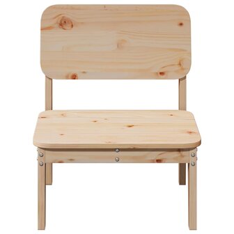 Tuinstoel 60x52,5x72 cm massief grenenhout 3