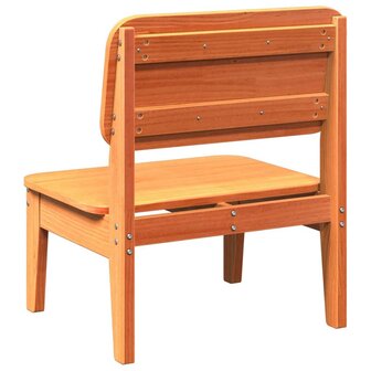 Tuinstoel 60x52,5x72 cm massief grenenhout wasbruin 5