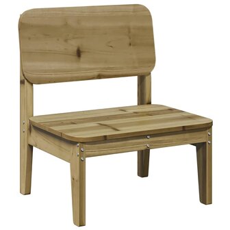 Tuinstoel 60x52,5x72 cm ge&iuml;mpregneerd grenenhout 2
