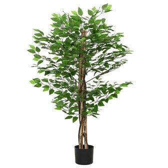 Kunst Ficus plant 788 bladeren 120 cm groen 1