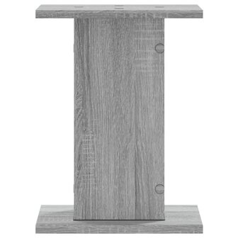 Plantenstandaards 2 st 30x30x40 cm bewerkt hout grijs sonoma 6
