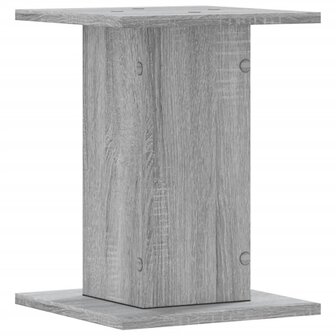 Plantenstandaards 2 st 30x30x40 cm bewerkt hout grijs sonoma 7