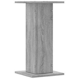 Plantenstandaards 2 st 30x30x60 cm bewerkt hout grijs sonoma 7
