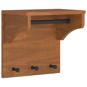 Wandkapstok SANDNES 43x30x42 cm massief grenenhout 2