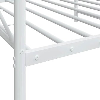 Slaapbank zonder matras 100x190 cm staal wit 9