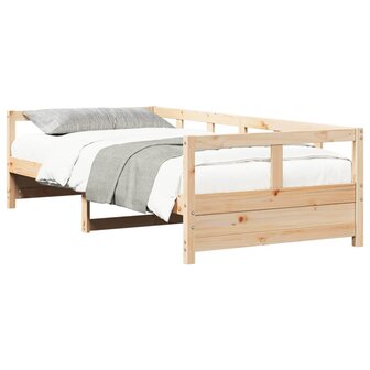 Slaapbank 80x200 cm massief grenenhout naturel 4