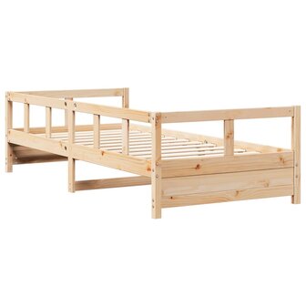 Slaapbank 80x200 cm massief grenenhout naturel 7