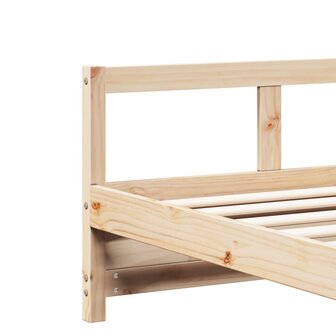 Slaapbank 80x200 cm massief grenenhout naturel 8