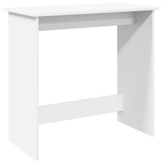 Bureau 80x40x75 cm bewerkt hout wit 2