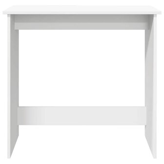 Bureau 80x40x75 cm bewerkt hout wit 4
