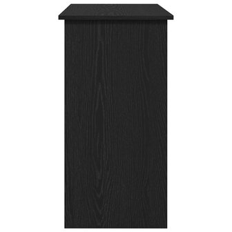 Bureau 80x40x75 cm bewerkt hout zwart 5