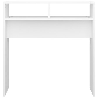 Wandtafel 78x30x80 cm bewerkt hout wit 5