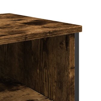 Wandtafel 100x35x74,5 cm bewerkt hout gerookt eikenkleurig 7