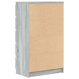 Ladekast 60x36x103 cm bewerkt hout grijs sonoma eikenkleurig 6