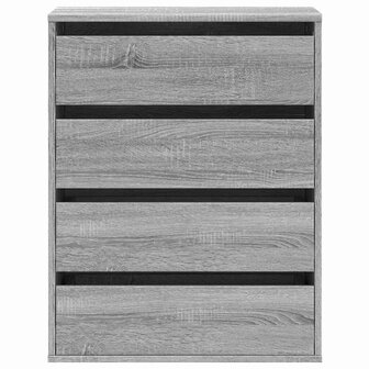 Ladekast 60x41x76 cm bewerkt hout grijs sonoma eikenkleurig 4
