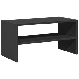 Schoenenrek stapelbaar 60x30x30,5 cm zwart eikenkleurig 2