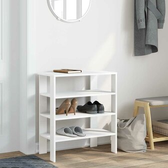 Schoenenrek 61x32x70 cm bewerkt hout wit 3