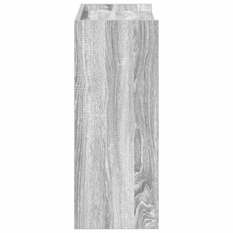 Schoenenrek 60x25x62 cm bewerkt hout grijs sonoma eikenkleurig 5