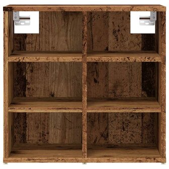 Schoenenkast 52x30x50 cm oud houtkleurig 4