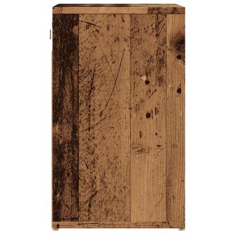Schoenenkast 52x30x50 cm oud houtkleurig 5