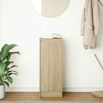 Dressoir 29,5x34x76 cm bewerkt hout sonoma eikenkleurig 3