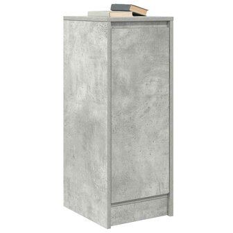 Dressoir 29,5x34x76 cm bewerkt hout betongrijs 4