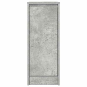Dressoir 29,5x34x76 cm bewerkt hout betongrijs 6