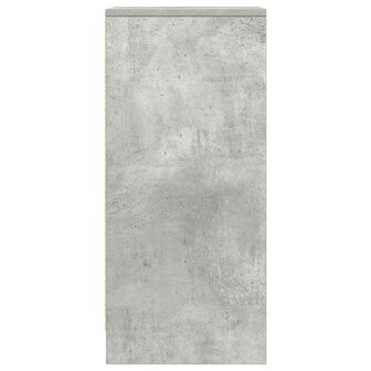 Dressoir 29,5x34x76 cm bewerkt hout betongrijs 7