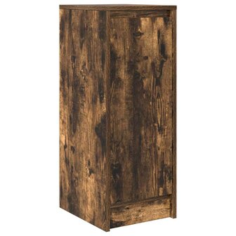 Dressoir 29,5x34x76 cm bewerkt hout gerookt eikenkleurig 2