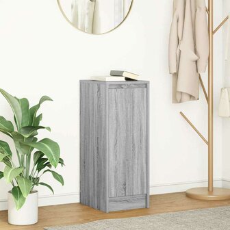Dressoir 29,5x34x76 cm bewerkt hout grijs sonoma eikenkleurig 1
