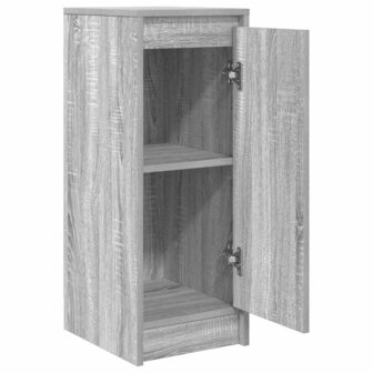 Dressoir 29,5x34x76 cm bewerkt hout grijs sonoma eikenkleurig 5